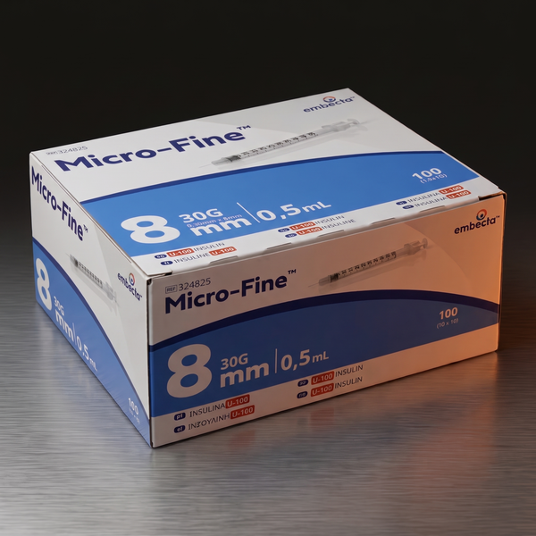 embecta Micro-Fine+ Spritzen 30G x 8mm 0,5ml