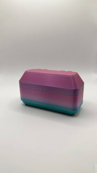 NexoForm Mini Case – Second Edition #02 · Pink-Türkis Silk