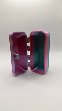 NexoForm Mini Case – Second Edition #02 · Pink-Türkis Silk