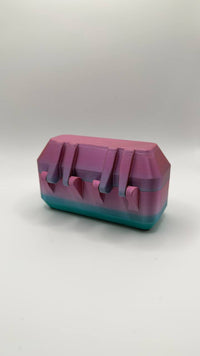NexoForm Mini Case – Second Edition #02 · Pink-Türkis Silk