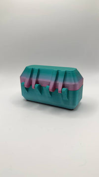 NexoForm Mini Case – Second Edition #08 · Türkis-Pink Silk
