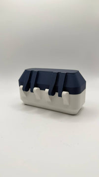 NexoForm Mini Case – Second Edition #12 · DunkelBlau / Weiß